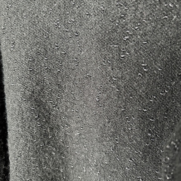 KARL LAGERFELD PARIS Metallic Split-Neck Sweater - Picture 3 of 8